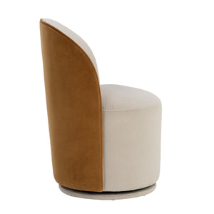   Modern European furniture - Fabric Swivel Dining Chair - www.oroa.com | Oroa.com