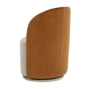   Modern European furniture - Fabric Swivel Dining Chair - www.oroa.com | Oroa.com