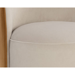   Modern European furniture - Fabric Swivel Dining Chair - www.oroa.com | Oroa.com