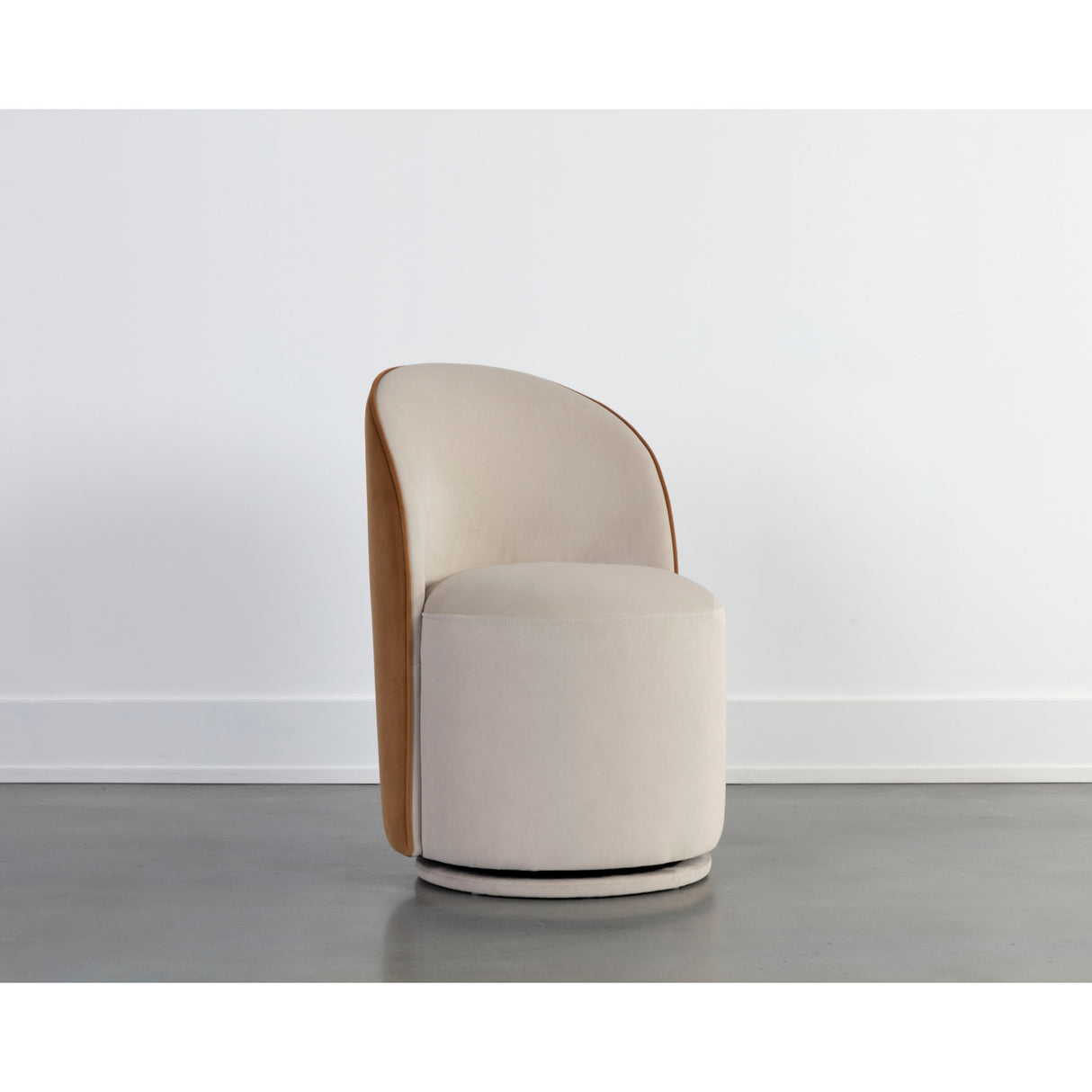   Modern European furniture - Fabric Swivel Dining Chair - www.oroa.com | Oroa.com