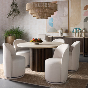   Modern European furniture - Fabric Swivel Dining Chair - www.oroa.com | Oroa.com
