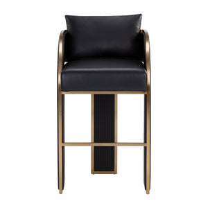   Modern European furniture - 3-Legged Leather Bar Stool - www.oroa.com | Oroa.com