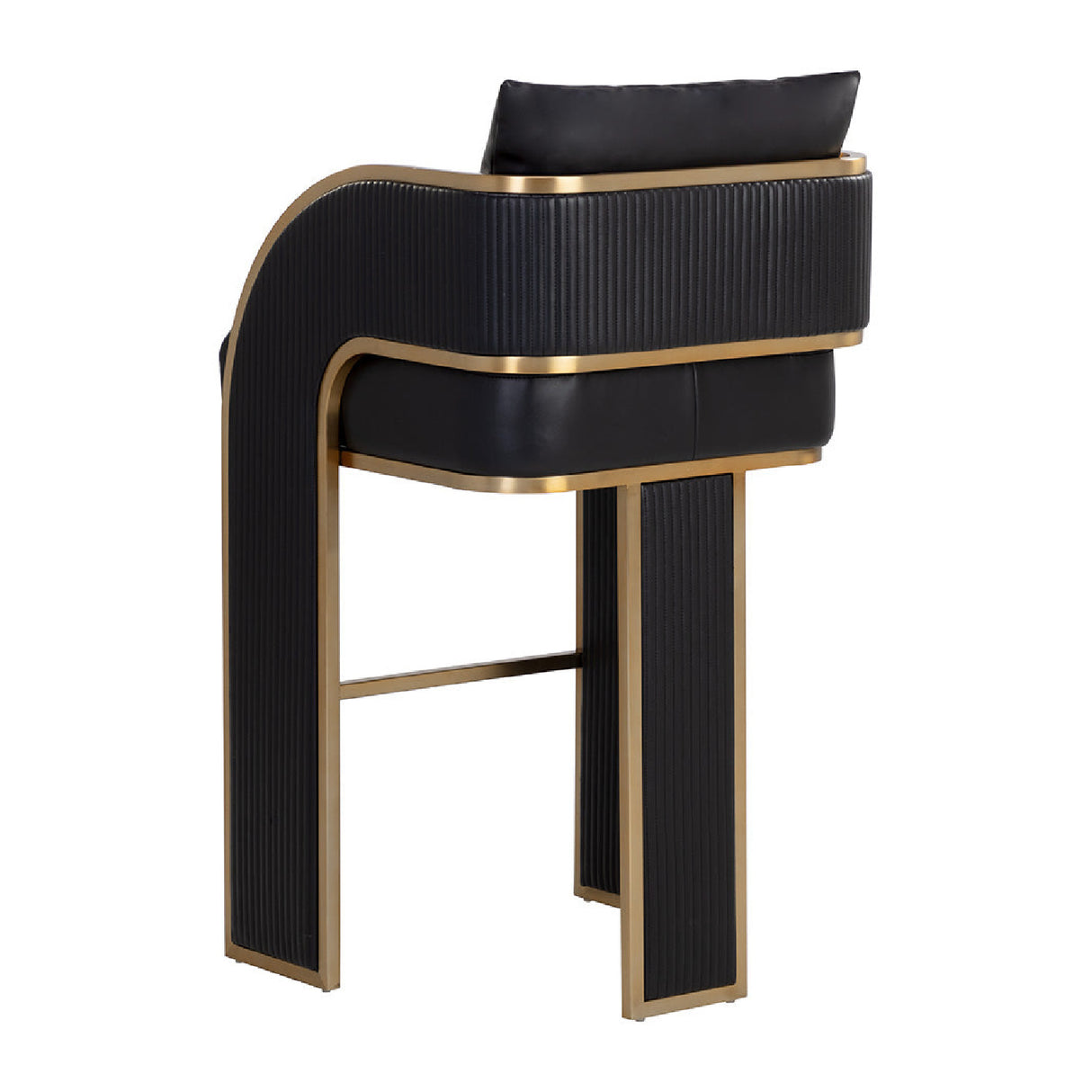   Modern European furniture - 3-Legged Leather Bar Stool - www.oroa.com | Oroa.com