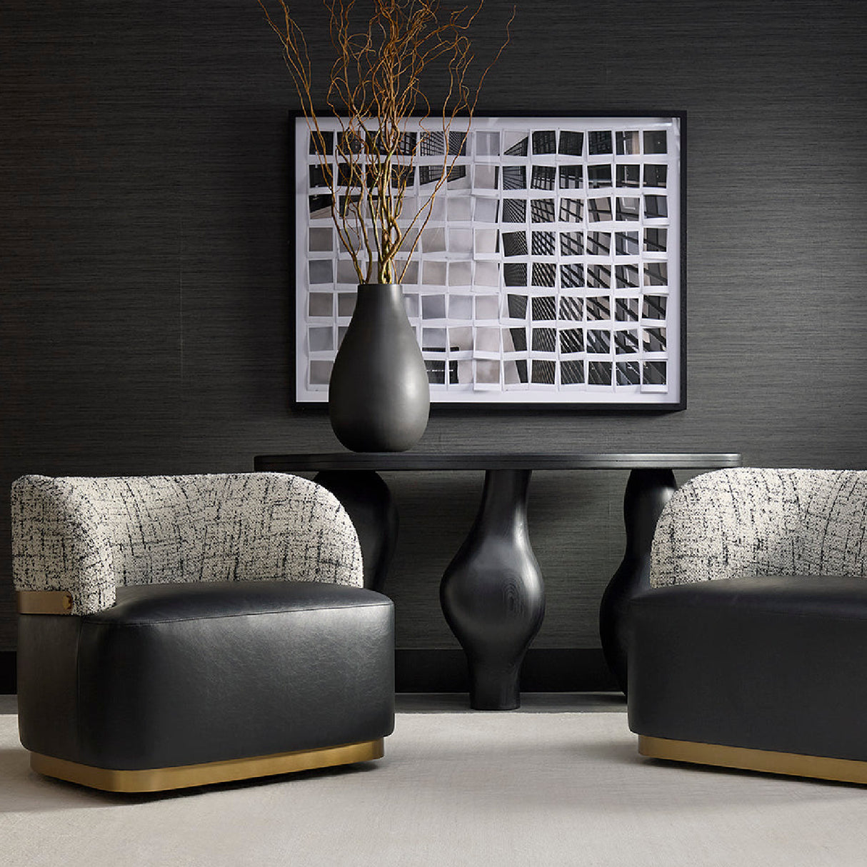   Modern European furniture - Leather Seat Swivel Lounge Chair - www.oroa.com | Oroa.com