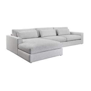   Modern European furniture - White Left Sofa Chaise - www.oroa.com | Oroa.com