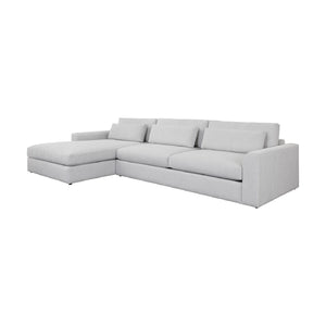   Modern European furniture - White Left Sofa Chaise - www.oroa.com | Oroa.com