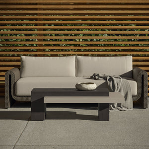   Modern European furniture - Twisted Wicker Outdoor Sofa - www.oroa.com | Oroa.com