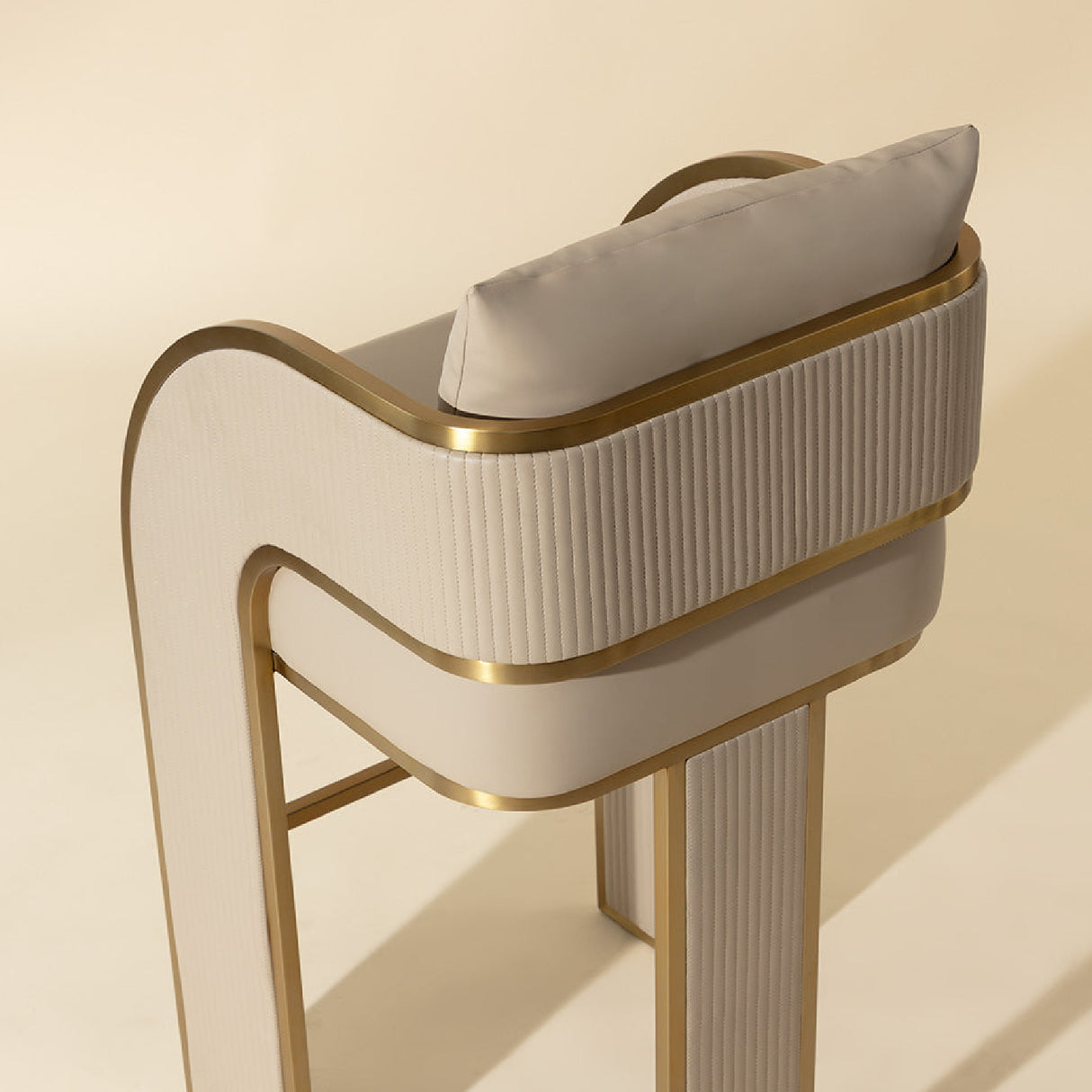   Modern European furniture - 3-Legged Leather Bar Stool - www.oroa.com | Oroa.com