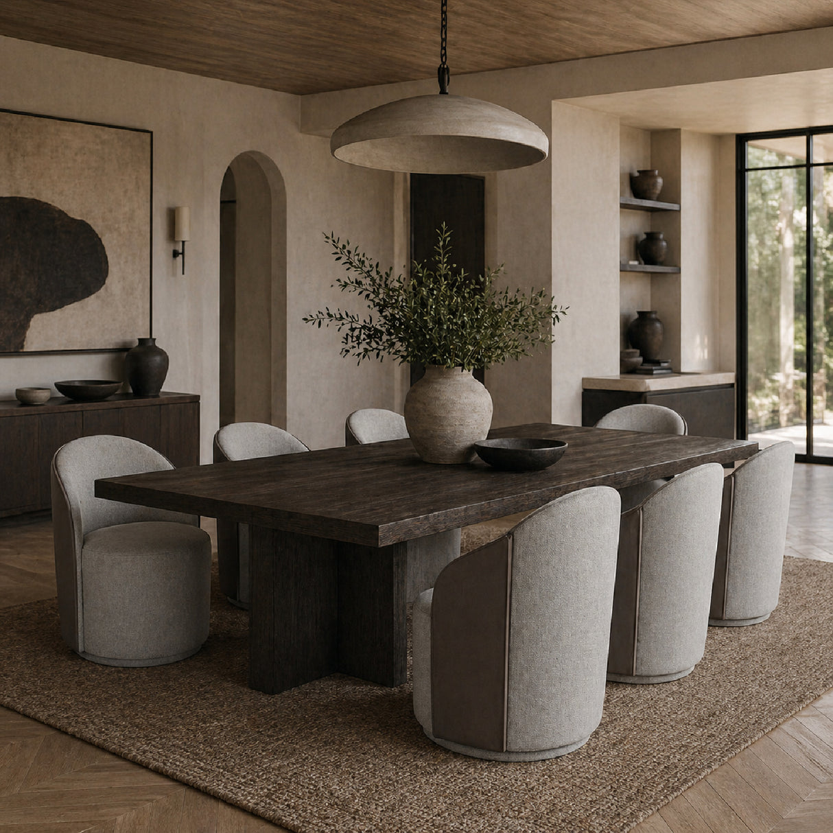   Modern European furniture - Fabric Swivel Dining Chair - www.oroa.com | Oroa.com