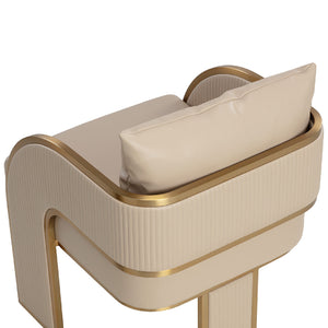   Modern European furniture - 3-Legged Leather Dining Chair - www.oroa.com | Oroa.com