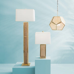   Caned Rattan Pendant Lamp | Oroa.com