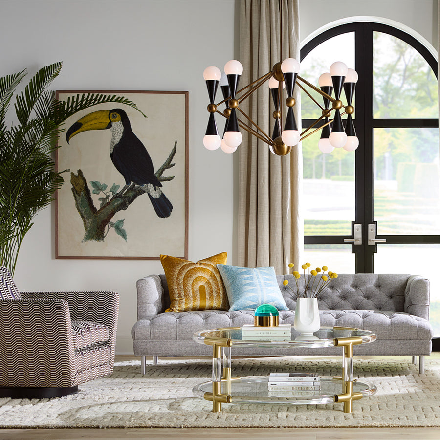 Round Acrylic Cocktail Table | Jonathan Adler Jacques | Oroa.com