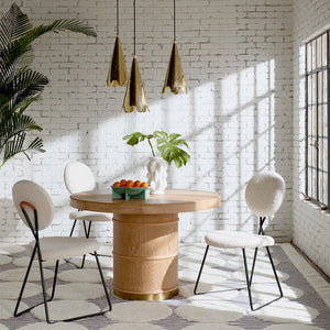   Crisscross Black Steel Dining Chair | Oroa.com