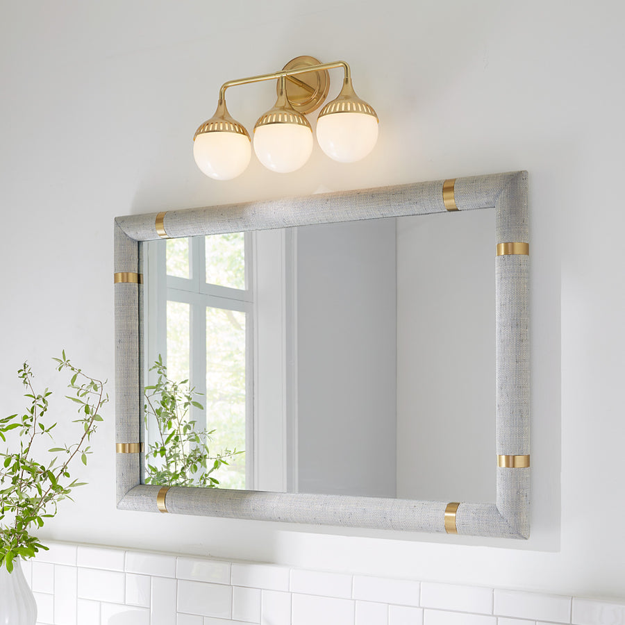   Three-Light Glass Wall Lamp | Oroa.com