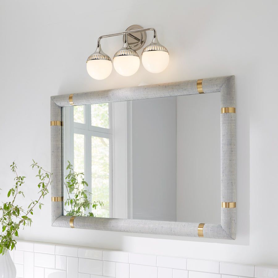   Three-Light Glass Wall Lamp | Oroa.com