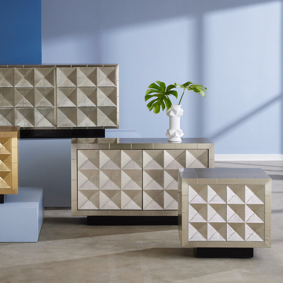   Nickel-Plated 6-Drawer Dresser | Oroa.com