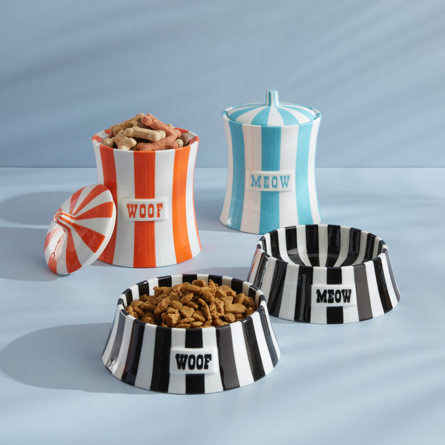   Stripes Porcelain Canister | Oroa.com