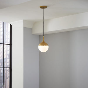   White Glass Orb Pendant Light S | Oroa.com