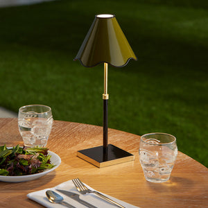   Beaded Edge Rechargeable Table Lamp | Oroa.com