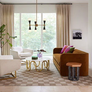   Antique Brass 6-Light Chandelier | Oroa.com
