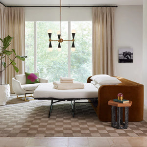  Brown Velvet Sleeper Sofa | Oroa.com