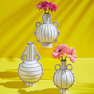   Matte White Porcelain Vase L | Oroa.com