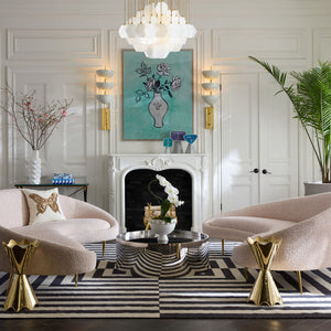   Hexagonal Glass Diamond Chandelier | Oroa.com