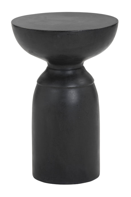   Modern European furniture - Black Concrete Indoor/Outdoor End Table - www.oroa.com | Oroa.com