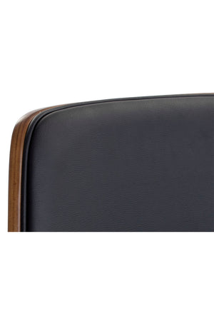   Modern European furniture - Wood and Black Office Chair - www.oroa.com | Oroa.com