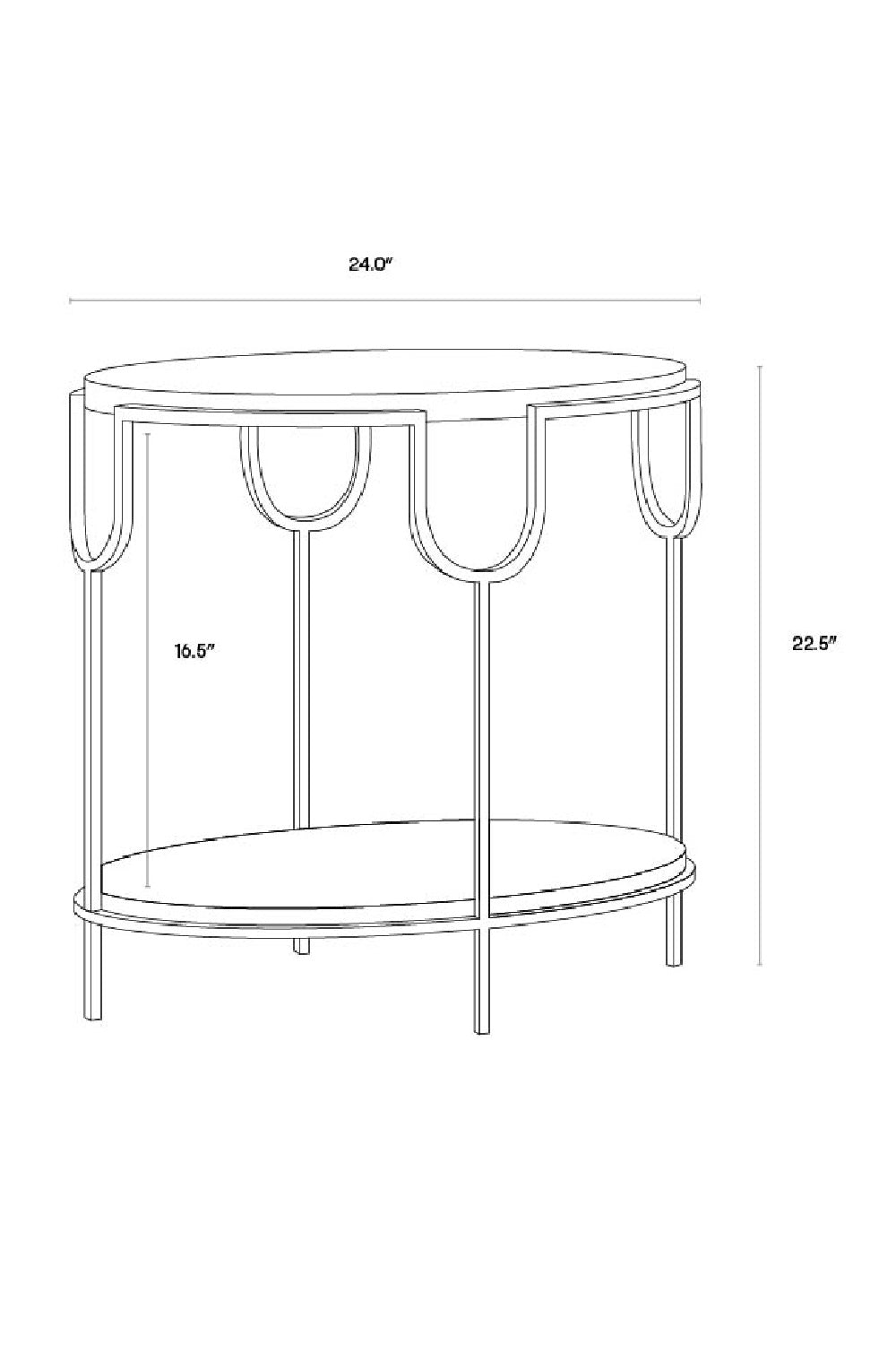   Modern European furniture - Oval Gray Concrete Side Table - www.oroa.com | Oroa.com