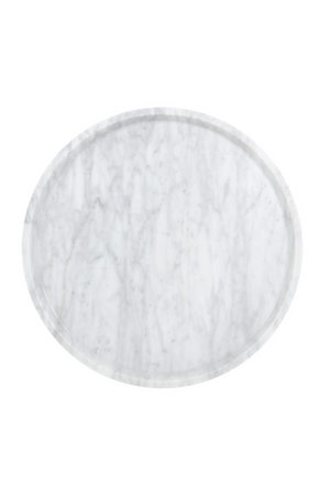   Modern European furniture - White Marble End Table - www.oroa.com | Oroa.com