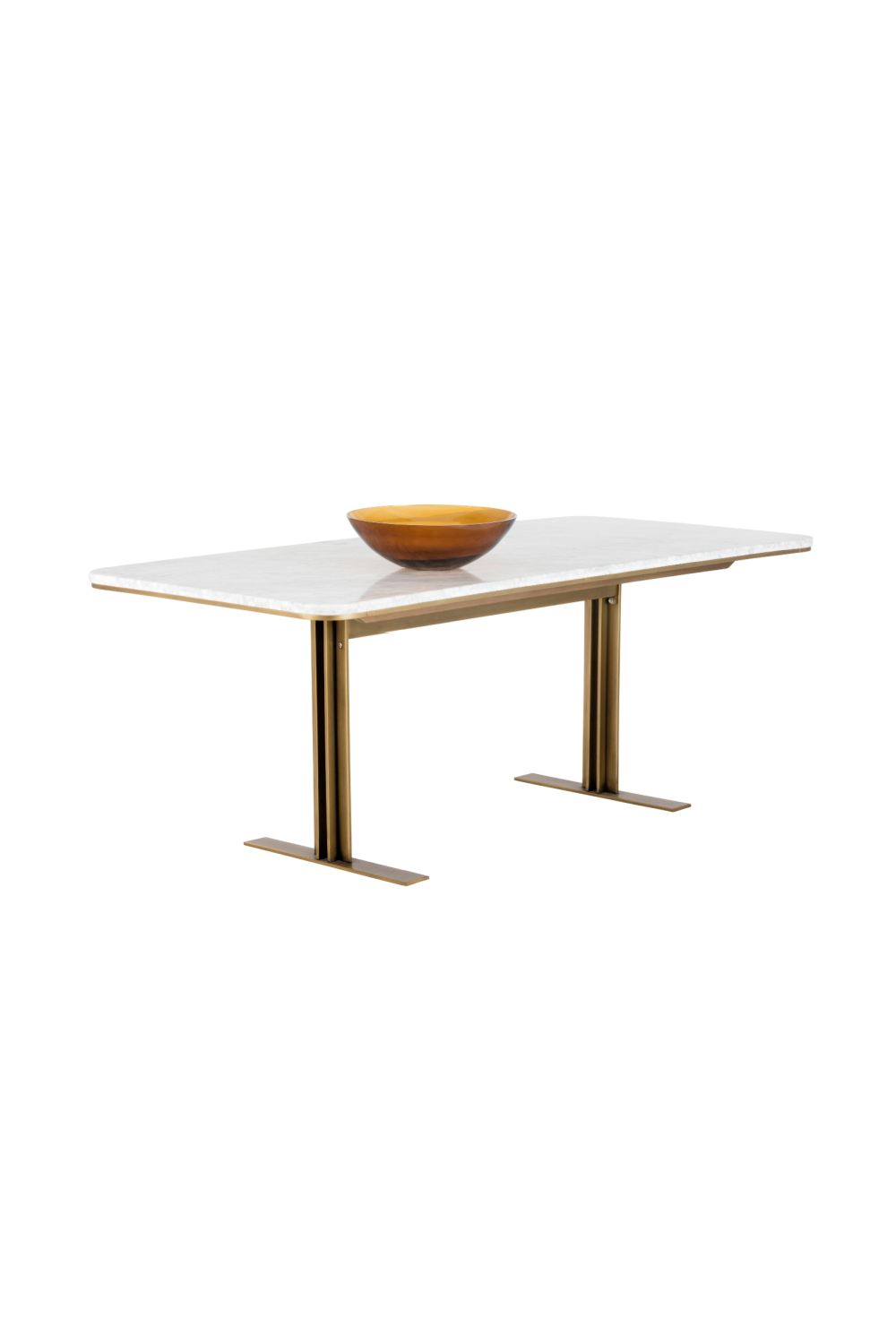   Modern European furniture - White Marble Rectangular Dining Table - www.oroa.com | Oroa.com