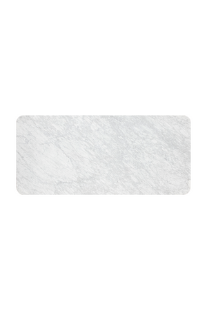   Modern European furniture - White Marble Rectangular Dining Table - www.oroa.com | Oroa.com