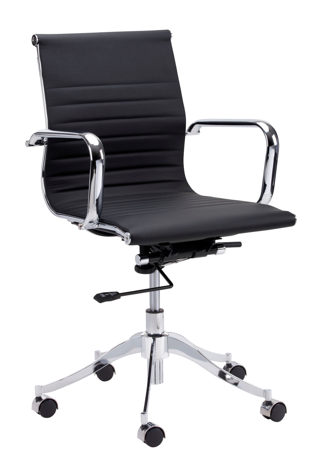   Modern European furniture - Leather Look Swivel Office Chair - www.oroa.com | Oroa.com
