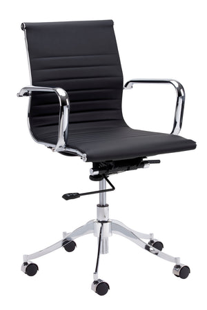   Modern European furniture - Leather Look Swivel Office Chair - www.oroa.com | Oroa.com