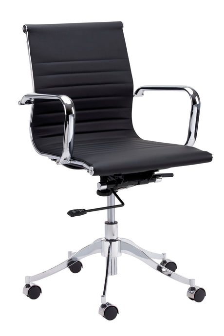   Modern European furniture - Leather Look Swivel Office Chair - www.oroa.com | Oroa.com