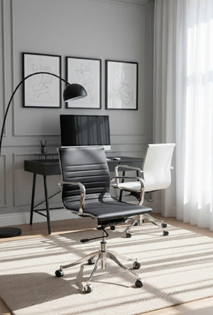   Modern European furniture - Leather Look Swivel Office Chair - www.oroa.com | Oroa.com