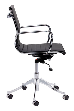   Modern European furniture - Leather Look Swivel Office Chair - www.oroa.com | Oroa.com