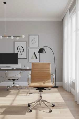   Modern European furniture - Leather Look Swivel Office Chair - www.oroa.com | Oroa.com