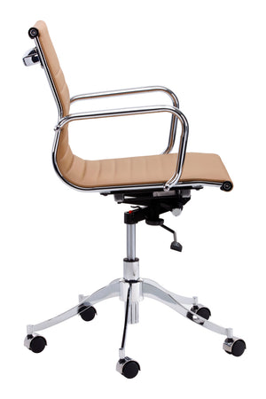   Modern European furniture - Leather Look Swivel Office Chair - www.oroa.com | Oroa.com
