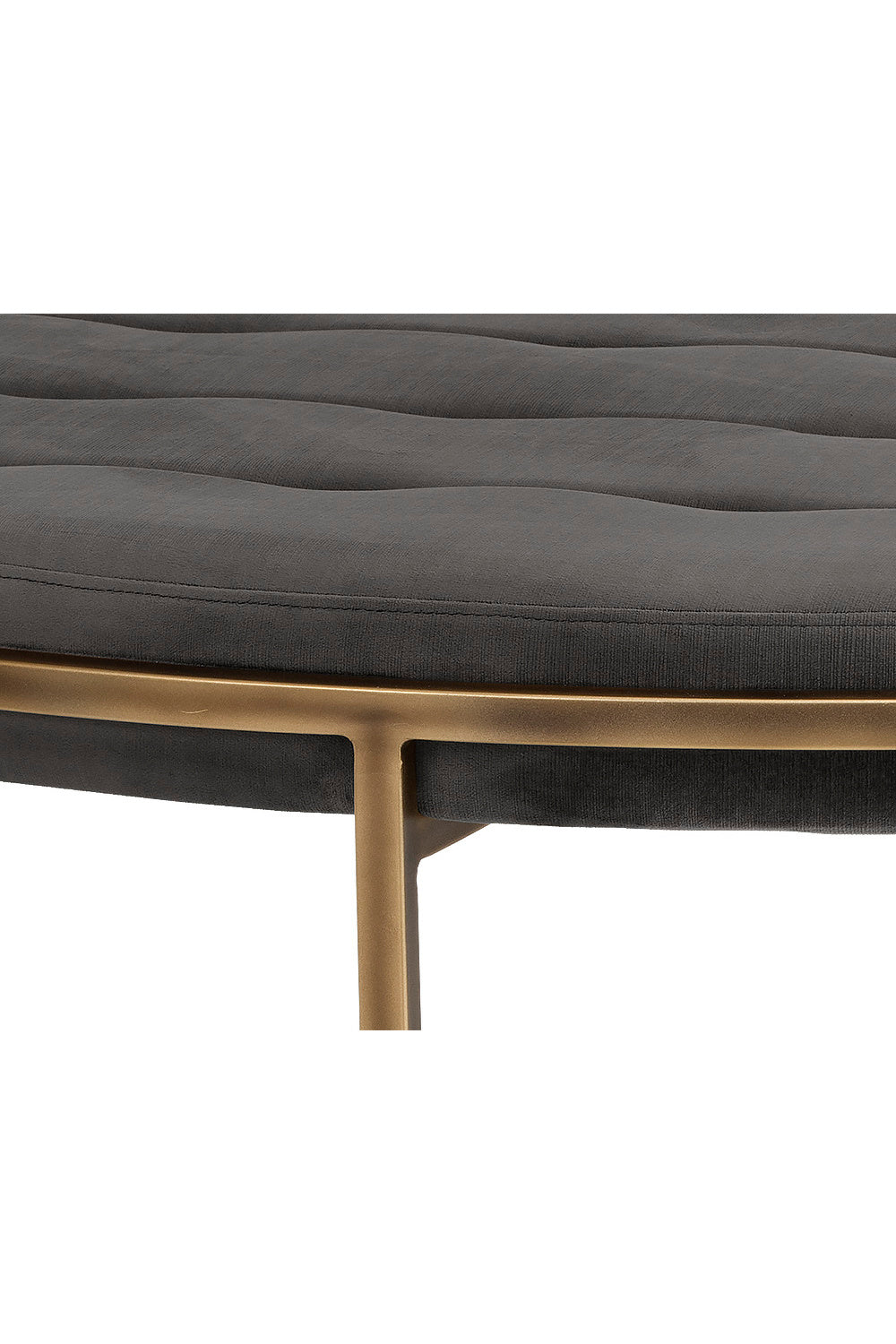   Modern European furniture - Metal Frame Upholstered Ottoman - www.oroa.com | Oroa.com