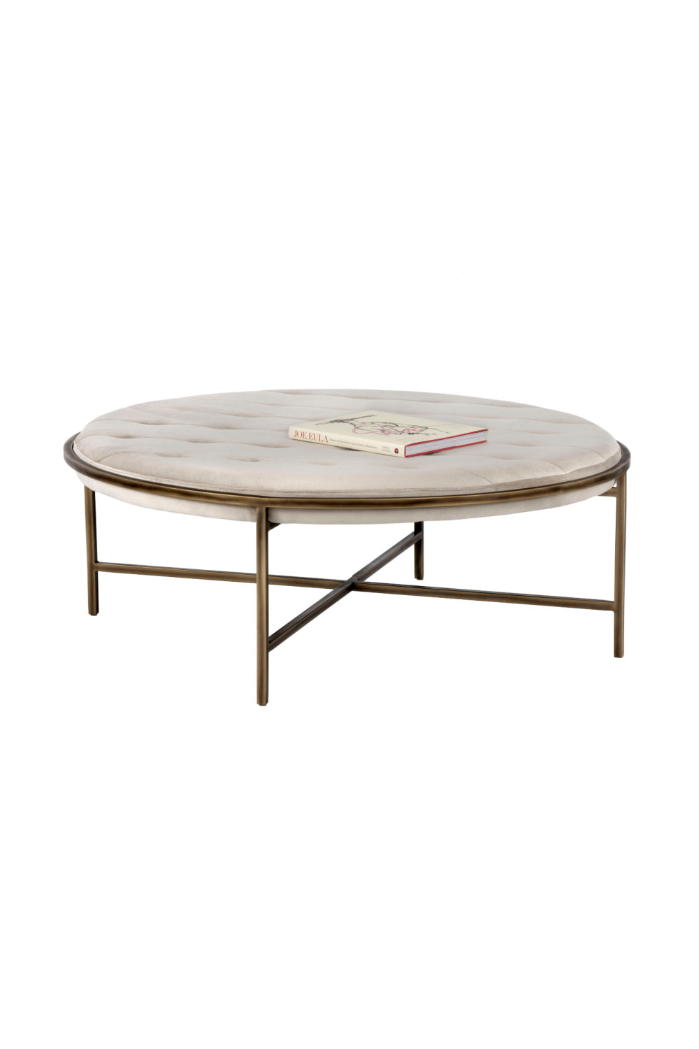   Modern European furniture - Metal Frame Upholstered Ottoman - www.oroa.com | Oroa.com