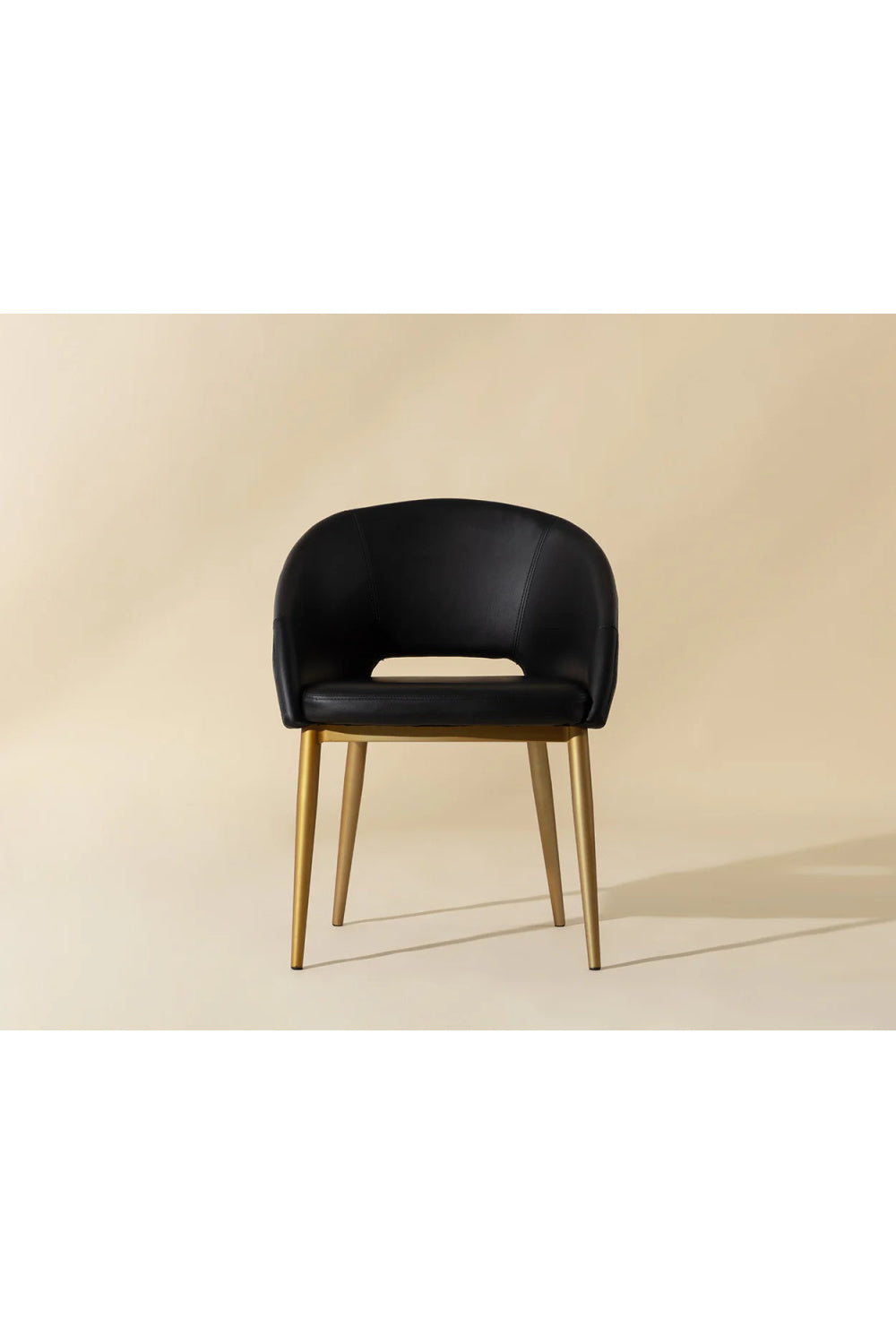   Modern European furniture - Gold Frame Barrel Dining Chair  - www.oroa.com | Oroa.com
