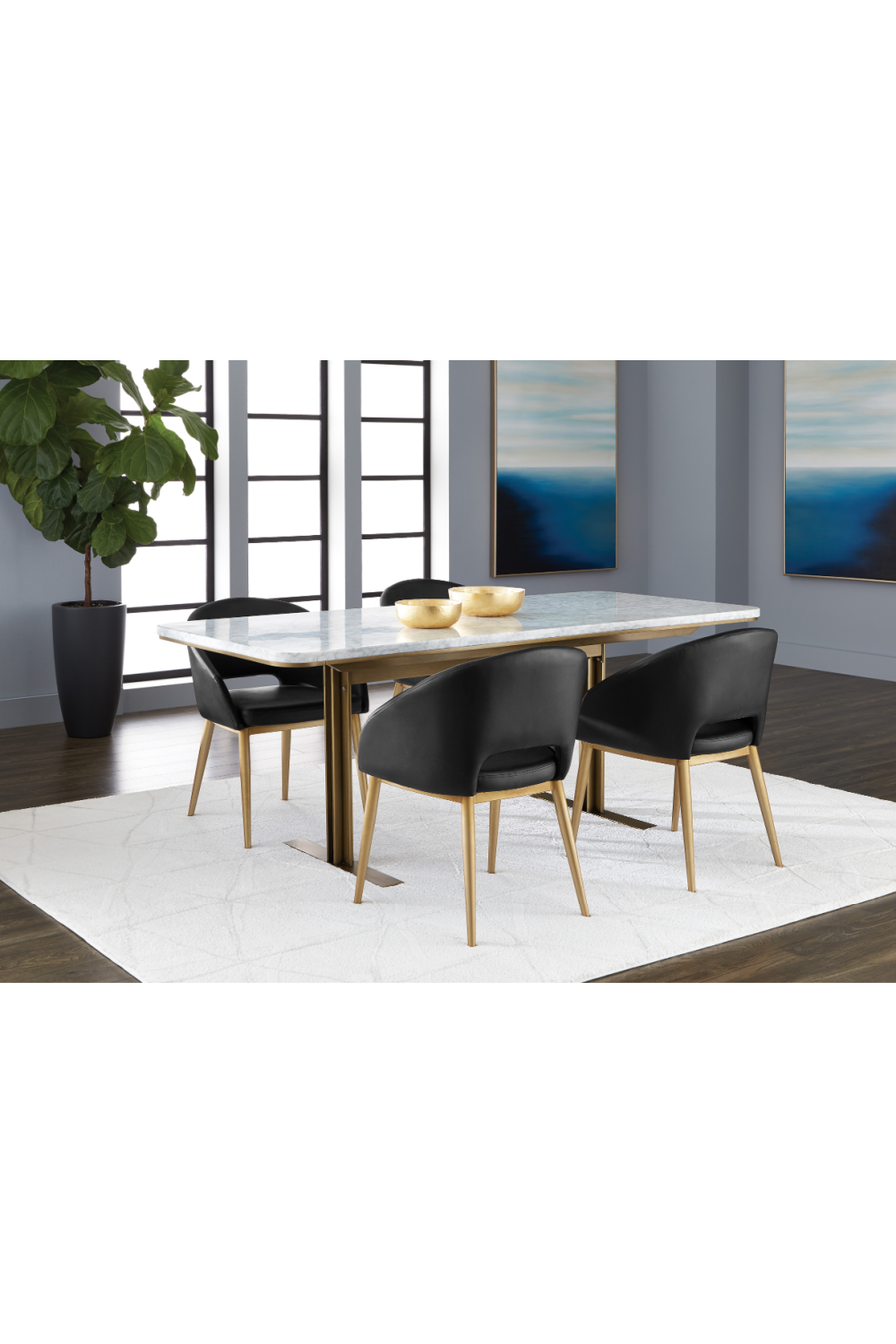   Modern European furniture - Gold Frame Barrel Dining Chair  - www.oroa.com | Oroa.com