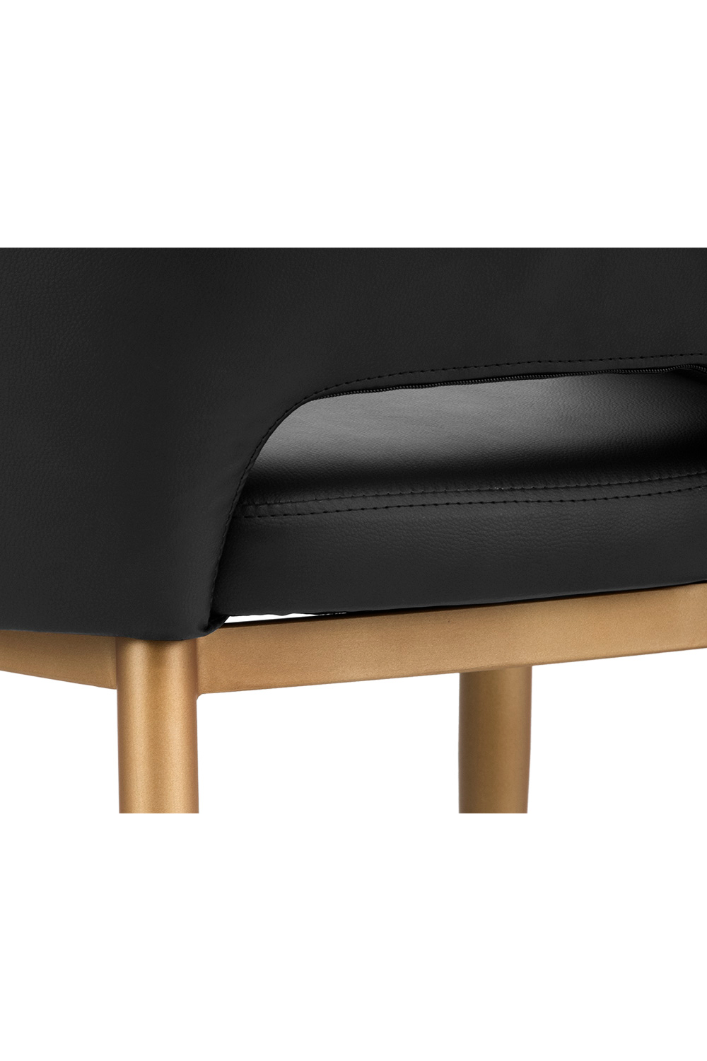   Modern European furniture - Gold Frame Barrel Dining Chair  - www.oroa.com | Oroa.com