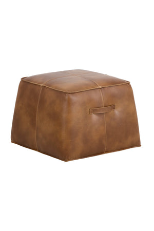   Modern European furniture - Leather Inspired Cube Ottoman - www.oroa.com | Oroa.com