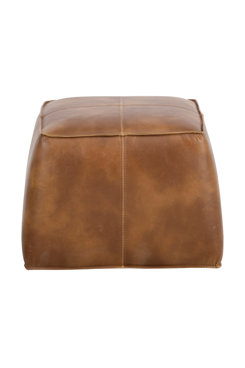   Modern European furniture - Leather Inspired Cube Ottoman - www.oroa.com | Oroa.com