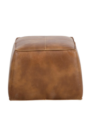   Modern European furniture - Leather Inspired Cube Ottoman - www.oroa.com | Oroa.com