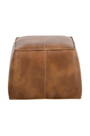   Modern European furniture - Leather Inspired Cube Ottoman - www.oroa.com | Oroa.com