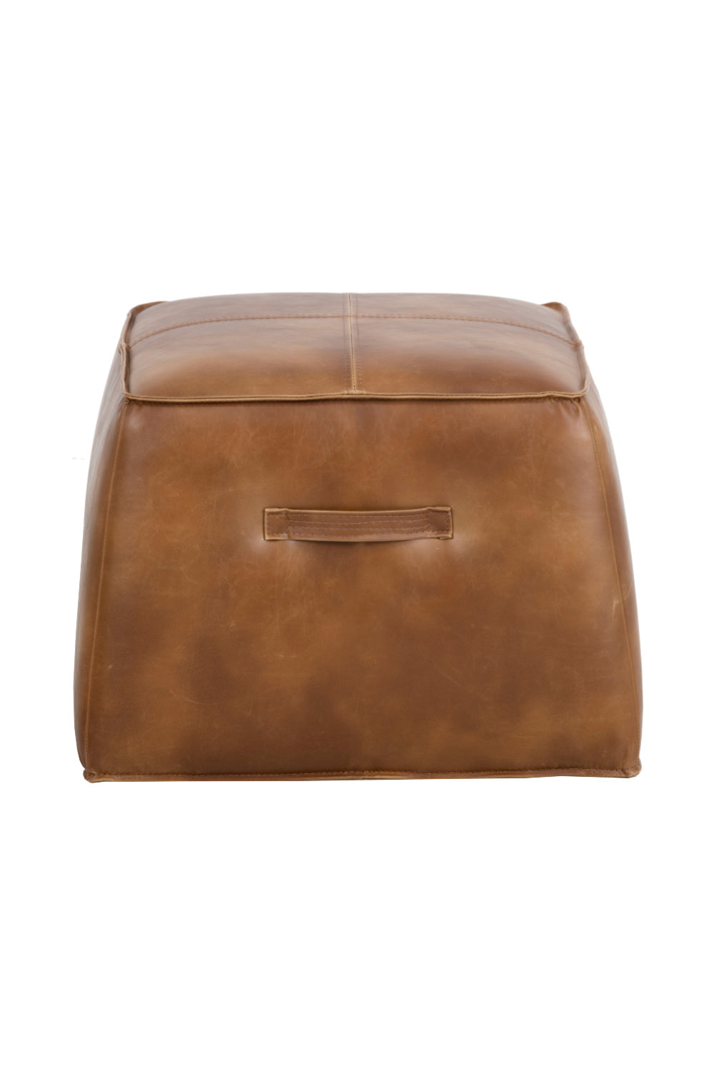   Modern European furniture - Leather Inspired Cube Ottoman - www.oroa.com | Oroa.com